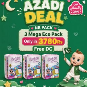 3 Mega Eco Pack  for New Born (Azadi Deals)