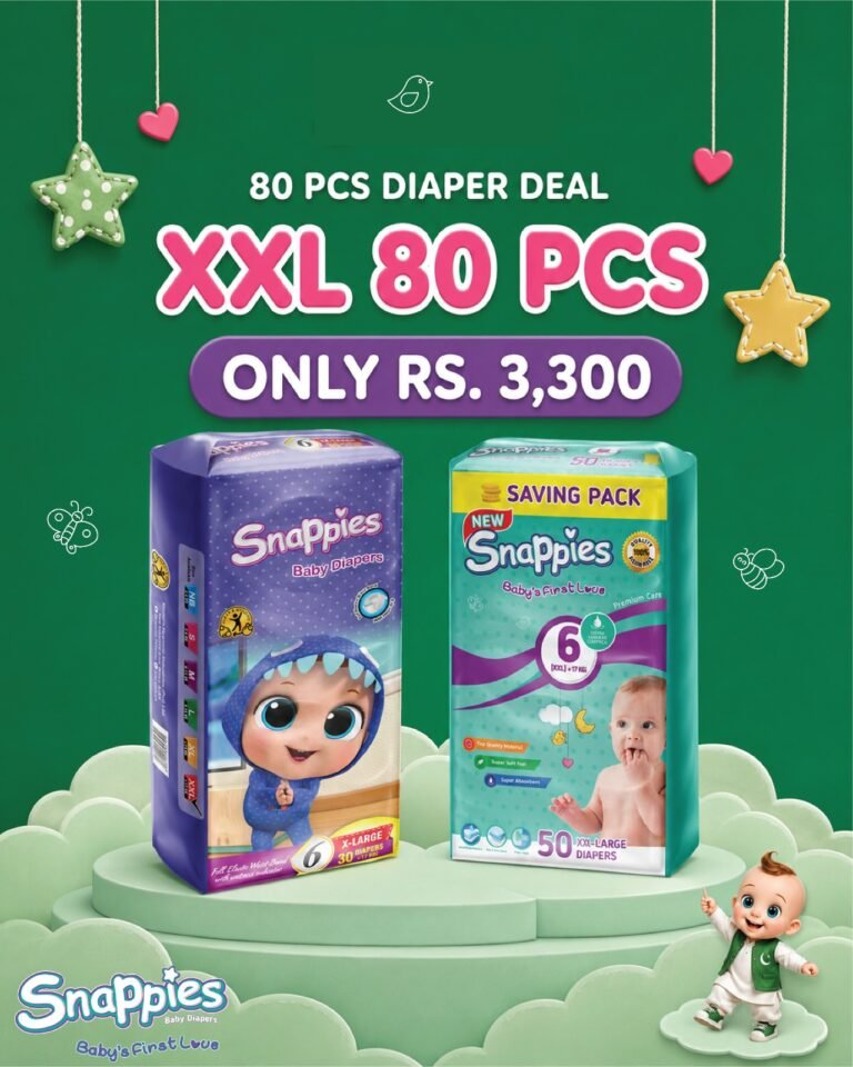 80 PCS DIAPER DEAL