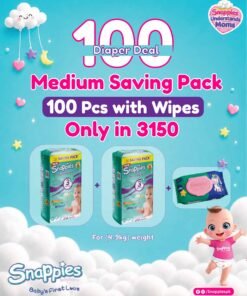 Medium Saving Pack 100 Pcs with Wipes