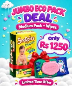 Jumbo Eco Pack Deal Medium Pack + Wipes