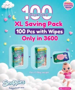 XLarge Saving Pack 100 Pcs with Wipes