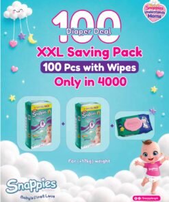 XXLarge Saving Pack 100 Pcs with Wipes