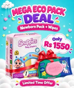 Mega Eco Pack DEAL Newborn Pack + Wipes