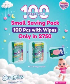 Small Saving Pack 100 Pcs with wipes